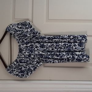 NWT LB convertible square neck top